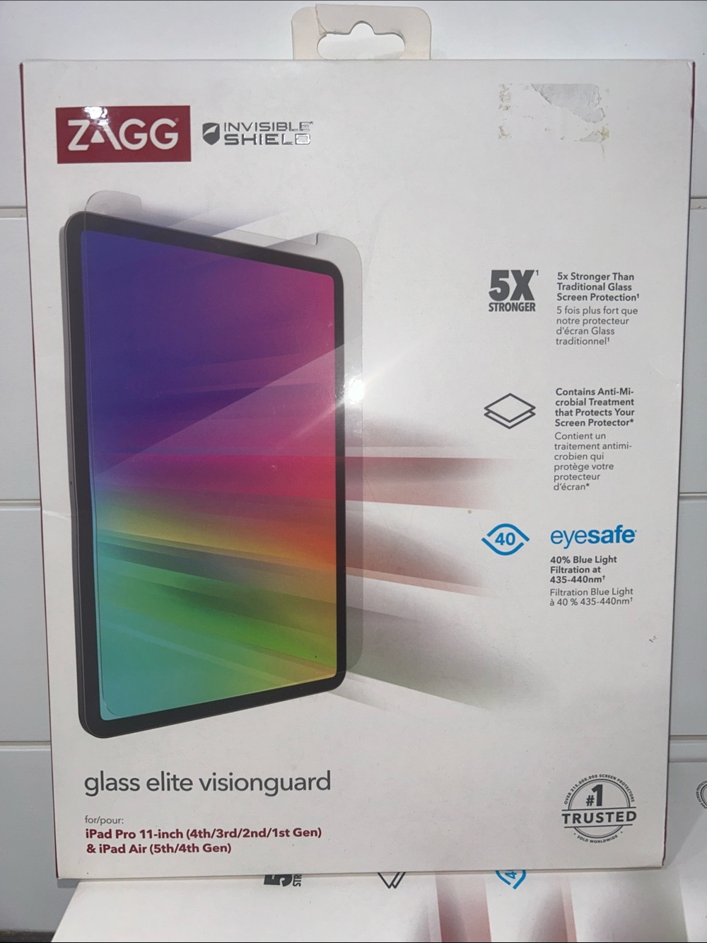 ZAGG InvisibleShield Glass Elite VisionGuard Screen Protector - Black Border